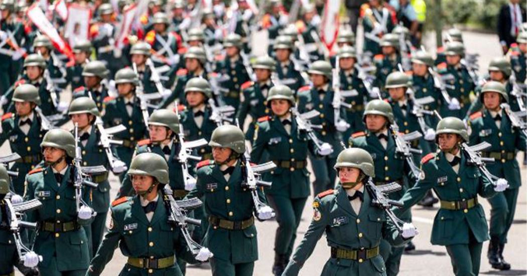 Imagen de apoyo de  Desfile militar del 20 de julio en Bogota