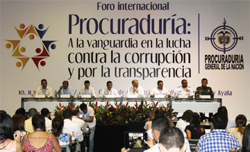 Imagen de apoyo de Flexibilizacion de leyes y regulaciones permite que se den gigantescos negocios particulares Procurador Alejandro Ordoez Maldonado en foro internacional en Cartagena