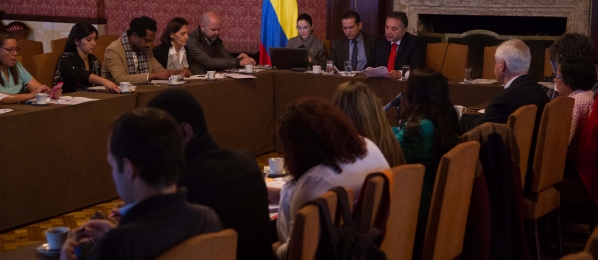 Imagen de apoyo de Se inician las reuniones preparatorias en Bogota para la conformacion por la Mesa Nacional de la Sociedad Civil