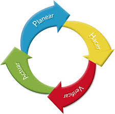Imagen de apoyo de  Ciclo PHVA columna vertebral del SGSST