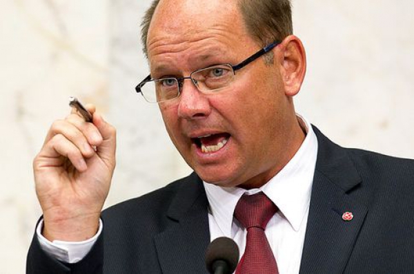 Imagen de apoyo de  Presidente del Parlamento sueco en el Congreso de Colombia