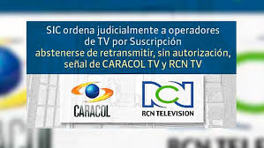 Imagen de apoyo de Superindustria ordena judicialmente a operadores de TV por Suscripcion abstenerse de retransmitir sin autorizacion seal de Caracol TV y RCN TV
