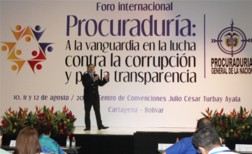 Imagen de apoyo de  Participacion ciudadana es clave para entender el concepto de transparencia y tener una efectiva lucha contra la corrupcion conclusion del foro internacional de la Procuraduria