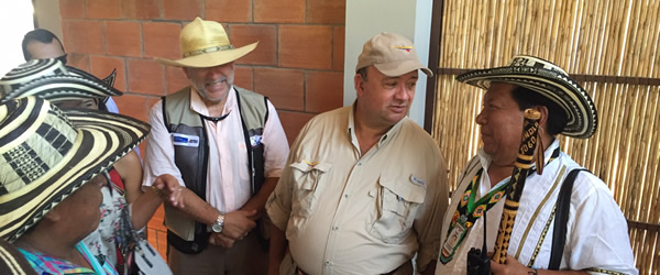 Imagen de apoyo de  Mindefensa entrego quinto pueblo indigena construido por ingenieros militares