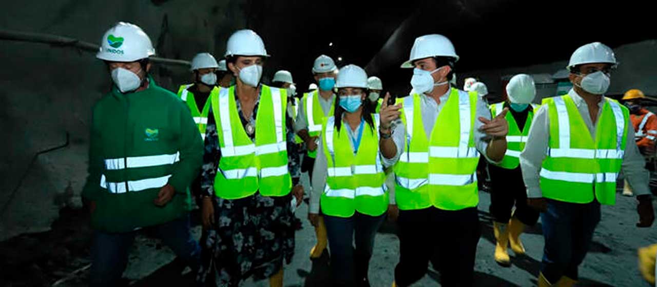 Imagen de apoyo de Inicia contrato de obra de vias de acceso al tunel Guillermo Gaviria Echeverri en Antioquia