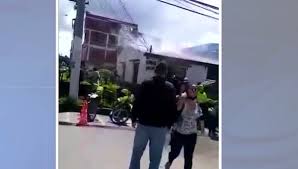 Imagen de apoyo de Se asume investigacion por incendio en Estacion de Policia de San Mateo Soacha en la que habrian muerto 9 ciudadanos