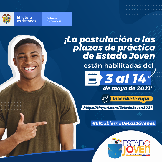 Imagen de apoyo de  Convocatoria de Estado Joven con mas de 1200 cupos disponibles