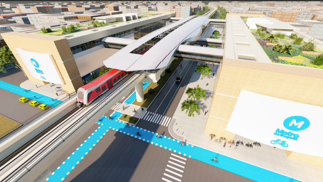 Imagen de apoyo de  Estaciones de la primera linea del metro de Bogota en Suba y Engativa