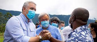 Imagen de apoyo de  Afirma el Secretario de la ONU que se encuentra satisfecho de constatar de primera mano los logros de la paz