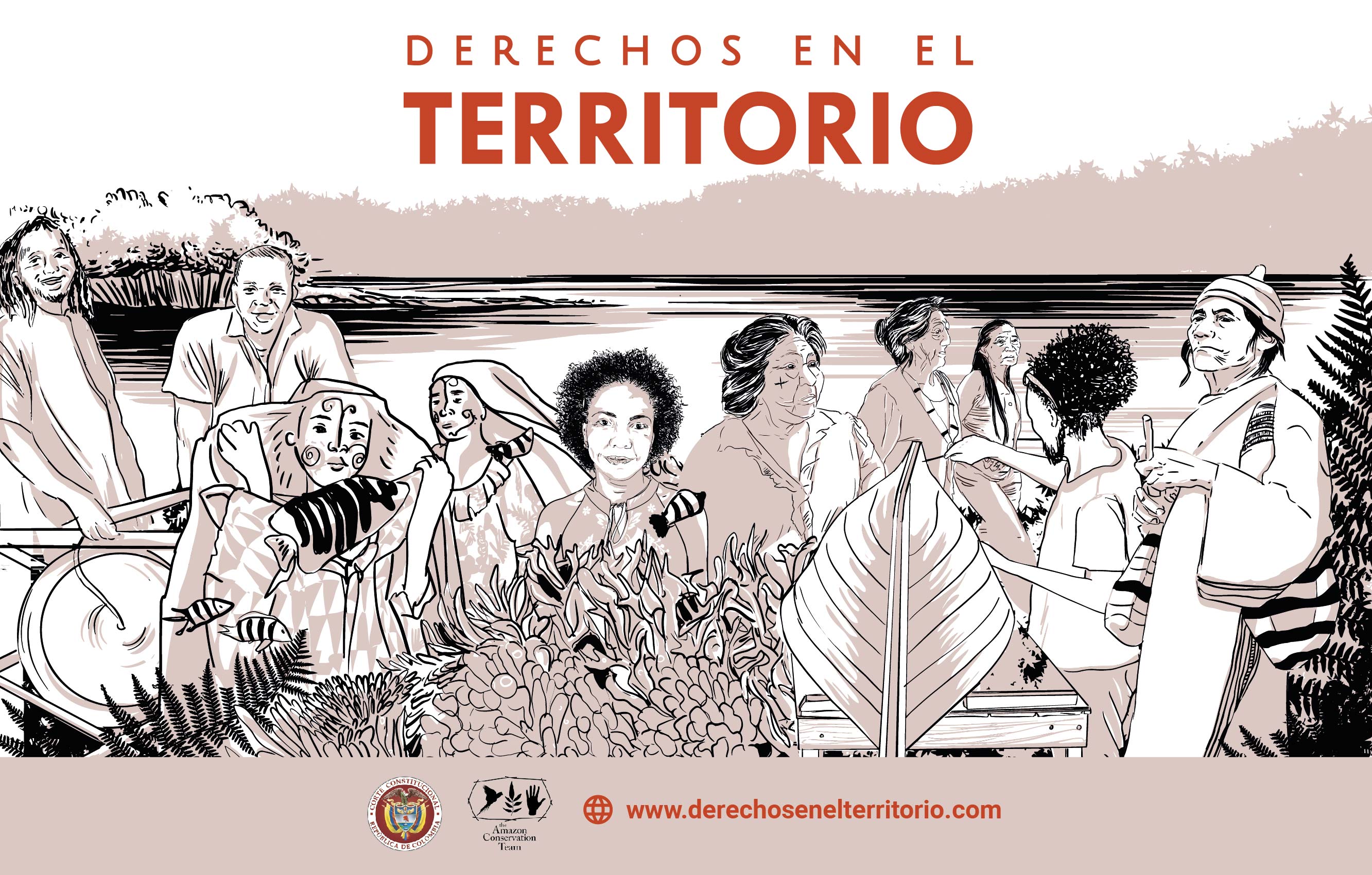 Imagen de apoyo de Corte Constitucional y Amazon Conservation Team lanzaran en la isla de Providencia la segunda fase de la iniciativa Derechos en el Territorio