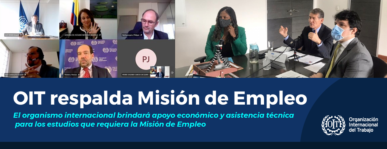 Imagen de apoyo de  OIT brindara apoyo economico y asistencia tecnica para los estudios que requiera la Mision de Empleo