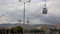 Imagen de apoyo de  Las dos primeras cabinas de TransMiCable