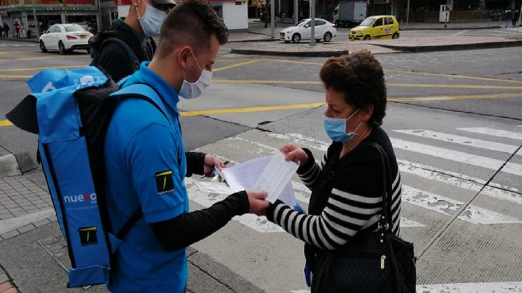 Imagen de apoyo de Usuarios de TransMilenio recibiran 80000 tapabocas gratuitos