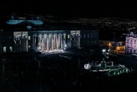 Imagen de apoyo de  Los colombianos se dieron cita en la Plaza de Bolivar para tejer la paz