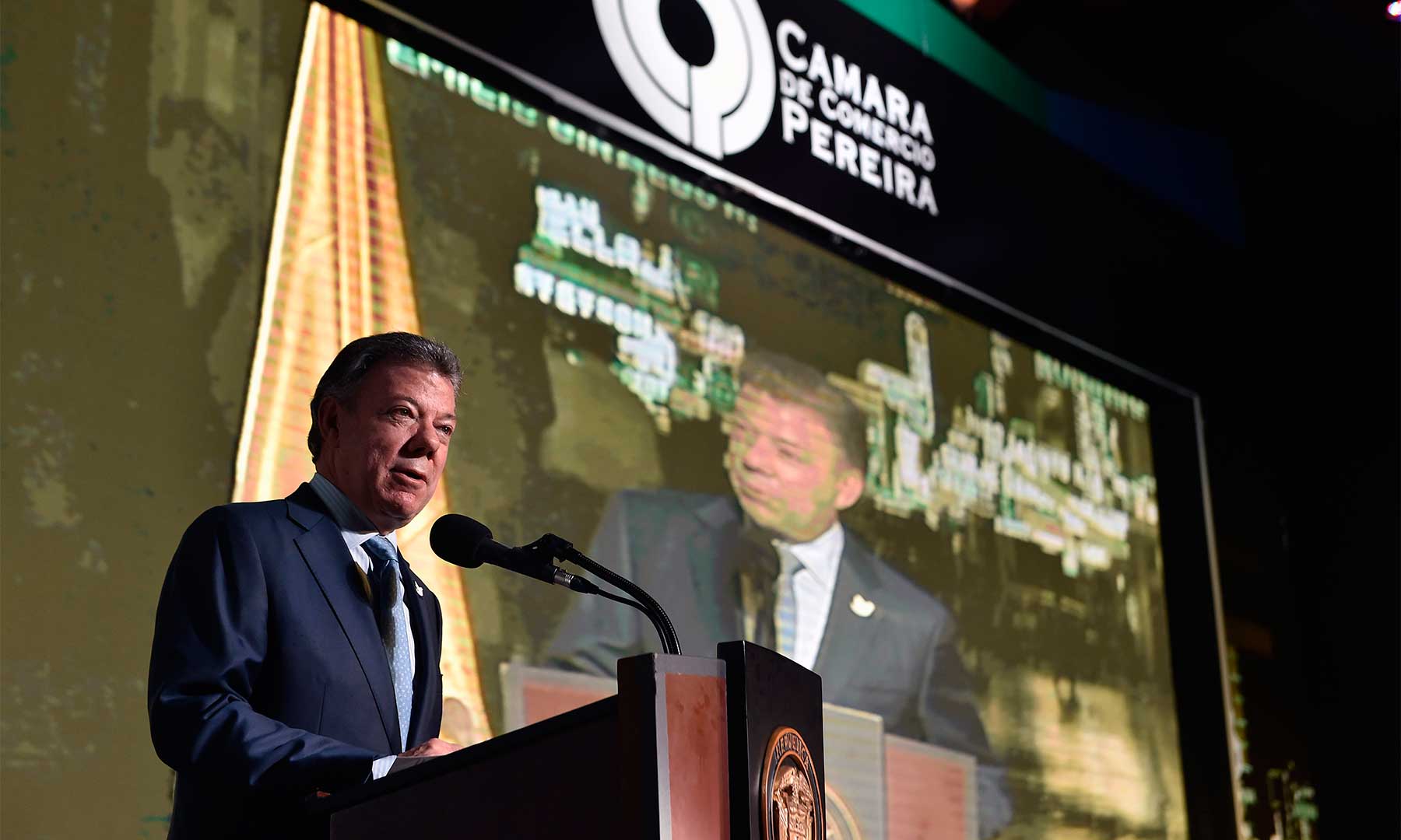 Imagen de apoyo de  Situacion en materia de seguridad en el pais ha progresado y seguira progresando Presidente Santos
