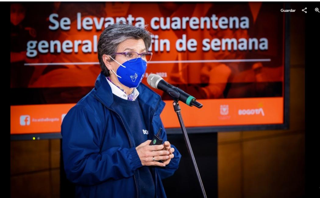Imagen de apoyo de  Bogota no tendra cuarentena general el proximo fin de semana