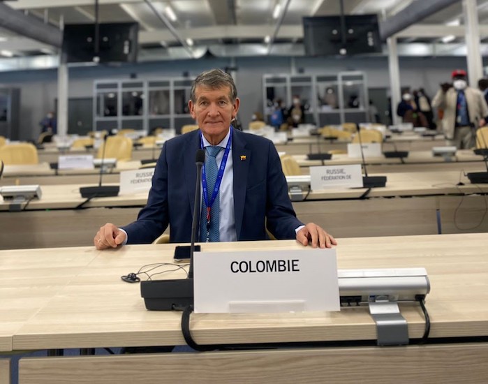 Imagen de apoyo de  Ministro del Trabajo destaco eleccion del nuevo Director General de la OIT