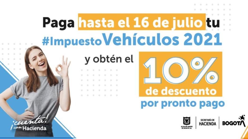 Imagen de apoyo de  Hasta el 16 de julio puedes obtener 10 de descuento en el impuesto de Vehiculos