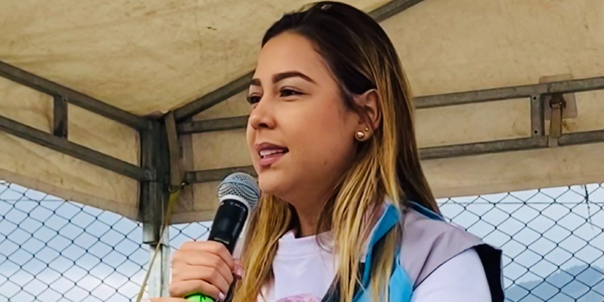 Imagen de apoyo de  Andree Uribe fue elegida como la alcaldesa encargada de Medellin