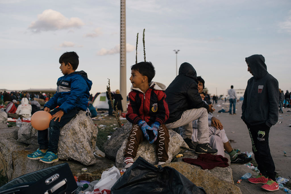 Imagen de apoyo de  UNICEF no preve un descenso en el numero de desplazamientos de nios refugiados en Europa
