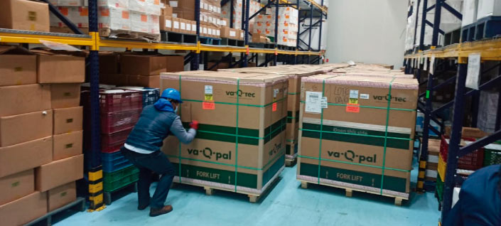 Imagen de apoyo de  Colombia recibio 15 millones de dosis de Moderna