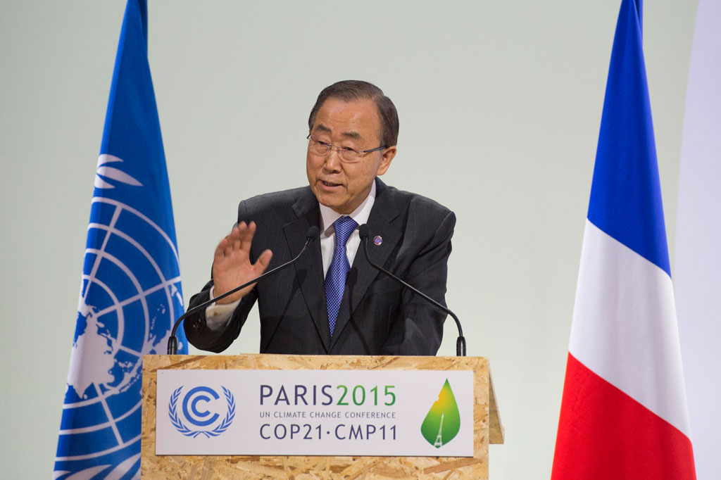 Imagen de apoyo de  COP21 Ban confia en que se alcance un acuerdo ambicioso al final