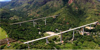 Imagen de apoyo de  Viaducto Gualanday II el mas extenso del proyecto GirardotIbagueCajamarca GIC entra en funcionamiento en enero de 2020