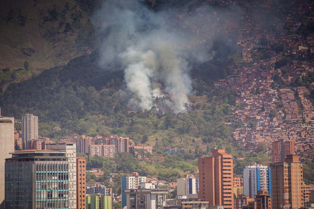 Imagen de apoyo de  Medellin trabaja en la prevencion y reduccion de los incendios forestales