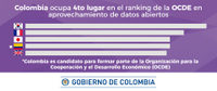 Imagen de apoyo de Colombia ocupa el cuarto lugar en el ranking de la OCDE sobre aprovechamiento de datos abiertos