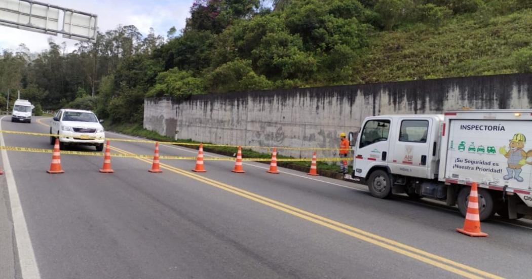 Imagen de apoyo de  Via al Llano o Via BogotaVillavicencio Permanece cierre por deslizamientos