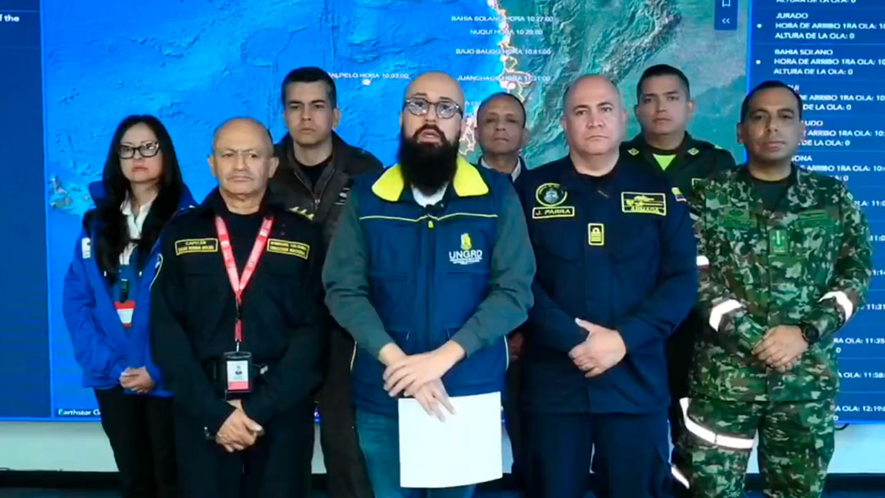 Imagen de apoyo de  Recomendaciones ante posibilidad de olas de tsunami en la costa Pacifica colombiana y su area insular