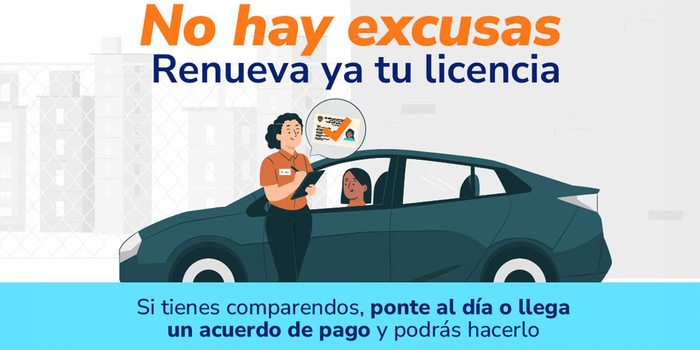 Imagen de apoyo de Quedan 8 dias para renovar la licencia de conduccion