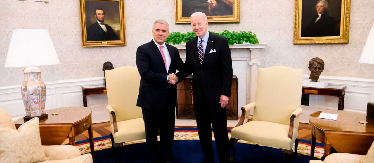 Imagen de apoyo de  Estados Unidos anuncio que declarara a Colombia pais aliado estrategico no miembro de la OTAN