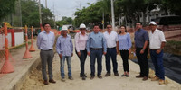 Imagen de apoyo de  Mintransporte visito avances de vias por 52354 millones para el sistema Transcaribe de Cartagena