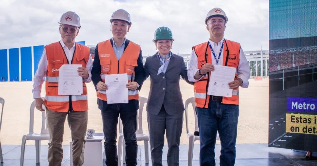 Imagen de apoyo de El Metro de Bogota avanza se construye y se termina en 2028