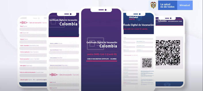 Imagen de apoyo de  Union Europea convalido certificado de vacunacion colombiano