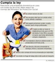 Imagen de apoyo de  Por que se debe pagar la seguridad social a las empleadas de servicio domestico