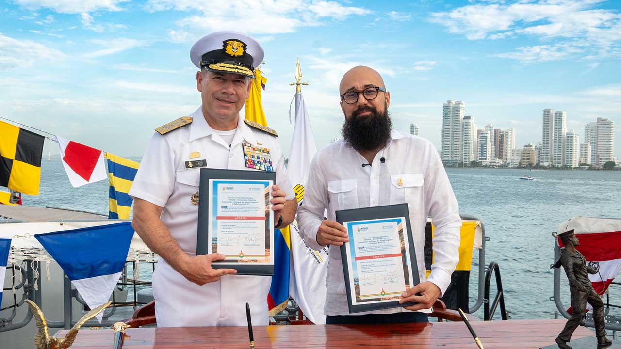 Imagen de apoyo de  UNGRD y Armada se unen para construir buque especializado en atencion de emergencias