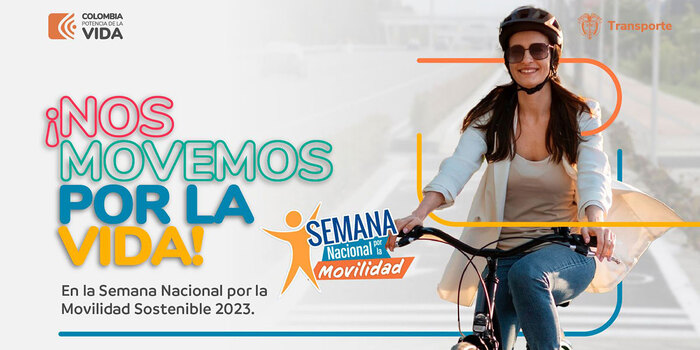 Imagen de apoyo de  Semana Nacional por la Movilidad 2023 del 22 al 29 de septiembre