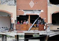 Imagen de apoyo de  Los nios de Gaza viven entre los escombros