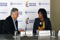 Imagen de apoyo de  Ministro de trabajo Garzon se reunio con su homologa de Curazao