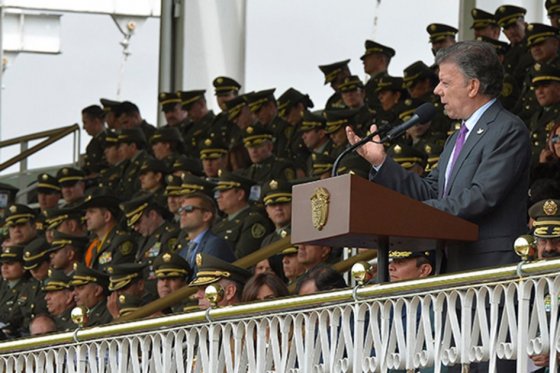 Imagen de apoyo de  La paz no es un costo sino una inversion asevera el Presidente Santos