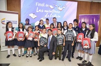 Imagen de apoyo de  Ministro e Cardona anuncio a los ganadores de la ruta literaria por Europa de las Maratones de Lectura