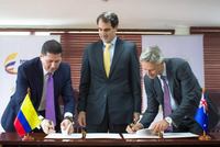 Imagen de apoyo de  La ANH y El ministerio de Minas y Energia firman Memorando de Entendiemiento MOU con el Gobierno de Australia