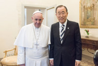 Imagen de apoyo de  La humanidad podria no haber sobrevivido sin la ONU afirma el Papa Francisco