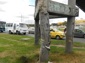 Imagen de apoyo de  Se iniciaron los trabajos de reparacion del puente peatonal de la Carrera 68 con Av de las Americas