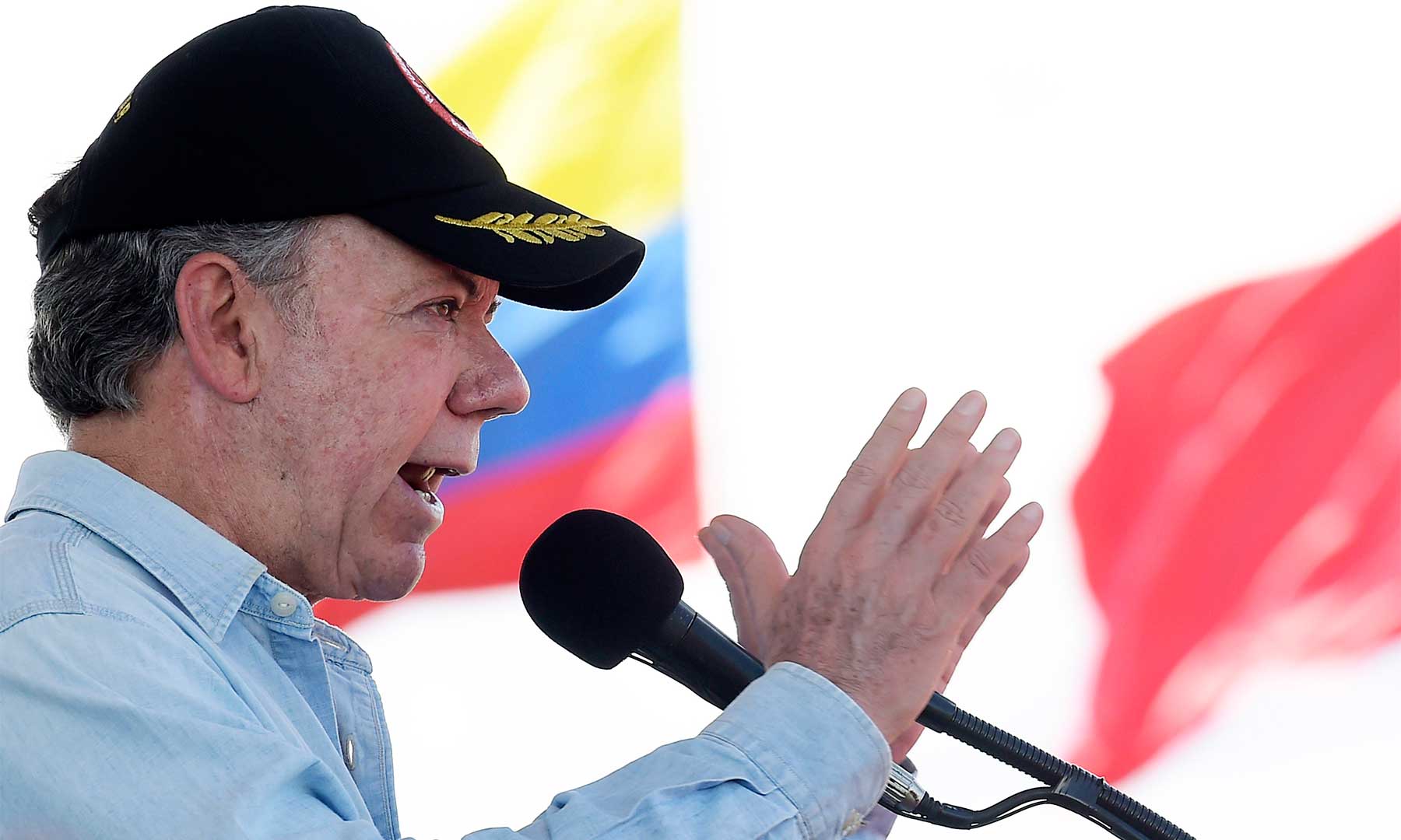 Imagen de apoyo de  En sus seis aos de Gobierno Presidente Santos agradece el trabajo de la Fuerza Publica que ha permitido el progreso del pais