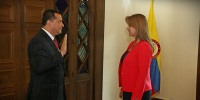 Imagen de apoyo de  Tomo posesion nuevo Superintendente del Subsidio Familiar