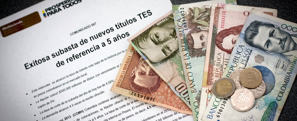 Imagen de apoyo de Se amplia el monto de emision de Titulos de Tesoreria TES Clase B