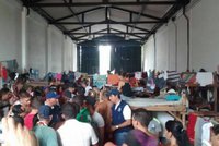 Imagen de apoyo de  Defensoria del Pueblo refuerza presencia en el terreno para verificar deportacion de migrantes concentrados en Turbo